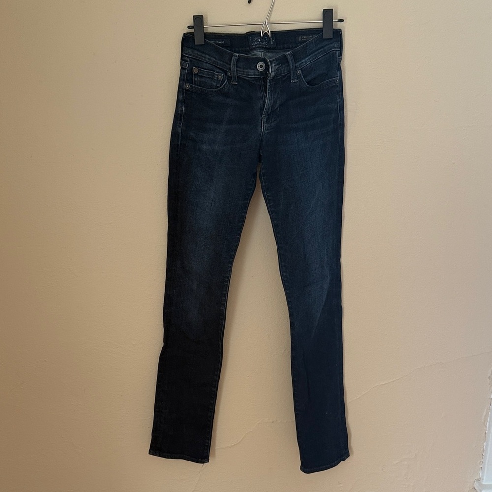 Lucky Brand Women's Dark Blue Skinny Jeans